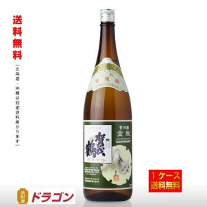 送料無料／賀茂鶴 金紋 1.8L×6本 １ケース 日本酒 清酒 やや辛口｜shochuya-doragon