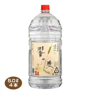 神楽酒造 くろうま 焼酎 25度 4L 4000ml ペット 1ケース 4本 麦焼酎