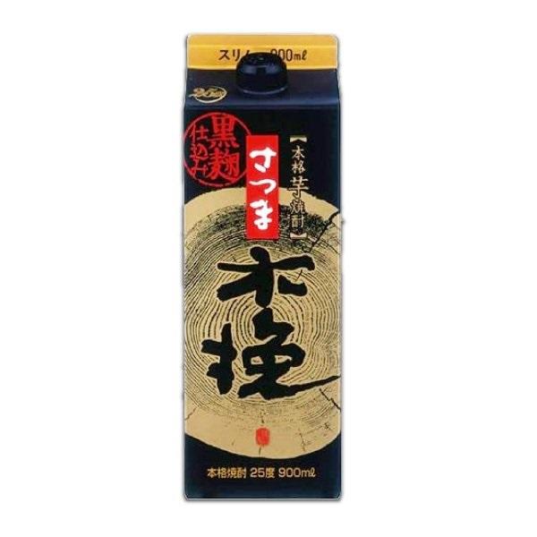雲海 さつま木挽 黒麹仕込み 25度 900mlパック 芋焼酎 雲海酒造 スリムパック
