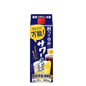 酎ハイ専科 25% サワーの素900ml×6本 合同酒精 甲類焼酎 パック チューハイ用焼酎｜shochuya-doragon