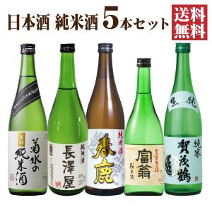 送料無料 日本酒 純米酒 飲み比べセット 720ml×6本 日本酒セット 清酒