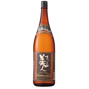 送料無料 さつま美人 黒麹仕込み 芋焼酎 25度 1800ml×6本 福徳長酒類 1.8L プラ箱発...