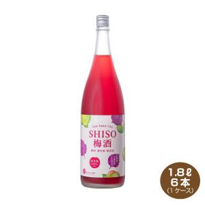 送料無料 鍛高譚 しそ梅酒 たんたかたん 1800ml×6本 12% 1ケース 合同酒精 1.8L｜shochuya-doragon