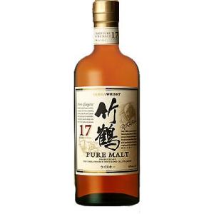 竹鶴 17年 ピュアモルト スリムボトル ニッカ 43度 700ml｜shochuya-doragon