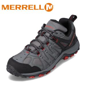 メレル MERRELL J135493 メンズ ローカットスニーカー スポーツシューズ アウトドア キャンプ 防水 雨の日 晴雨兼用 ライトグレー｜shoe-chiyoda