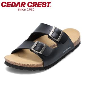 セダークレスト CEDAR CREST CC-1501 メンズ サンダル フットベットサンダル シンプル 定番 人気 ブランド ブラック