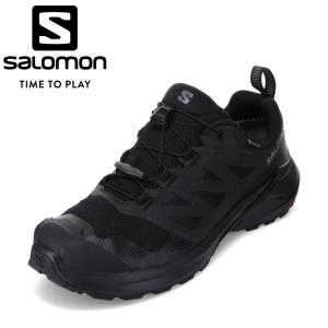 サロモン Salomon L47321100 メンズ スニーカー トレイルランシューズ トレランシューズ 防水 晴雨兼用 グリップ 快適 ブラック｜shoe-chiyoda