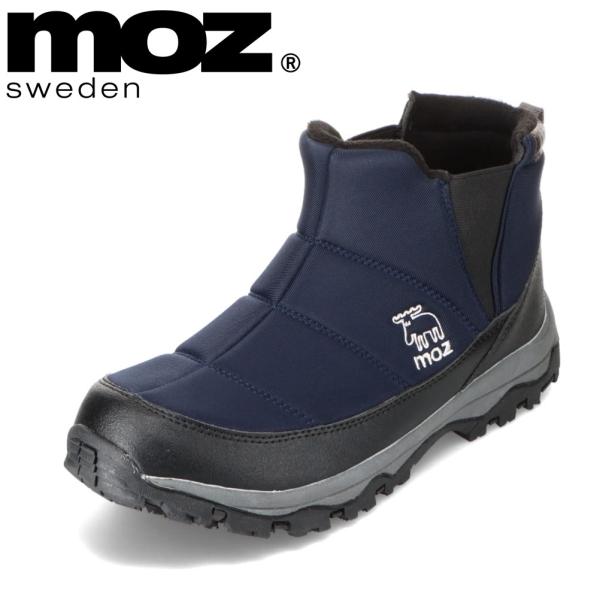 モズ スウェーデン MOZ sweden 3671 メンズ ショートブーツ 防水ブーツ サイドゴア ...