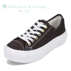 レディース スニーカー 厚底スニーカー アースミュージックアンドエコロジー earth music&ecology EM-6610 ダークグレー｜shoe-chiyoda