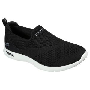 スケッチャーズ SKECHERS 104164 レディース スニーカー スリッポン ARCH FIT REFINE 人気 ブランド ブラック×ホワイト 爆買
