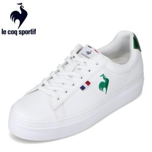 ルコックスポルティフ le coq sportif QZ3WJC92WG レディース スニーカー コートスニーカー LCS テルナ PF ホワイト｜shoe-chiyoda