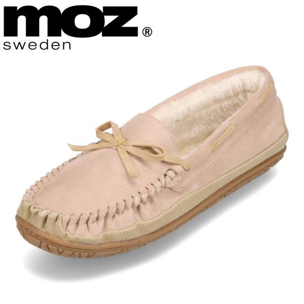 モズ スウェーデン MOZ sweden MOZ-357 レディース モカシン 防寒 ボア あったか...