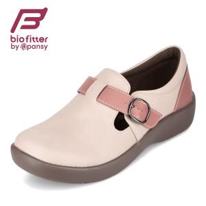 バイオフィッター バイパンジー biofitter BFL2798 レディース カジュアル レースアップ シューズ グリップ力 着脱簡単 ピンク 爆買