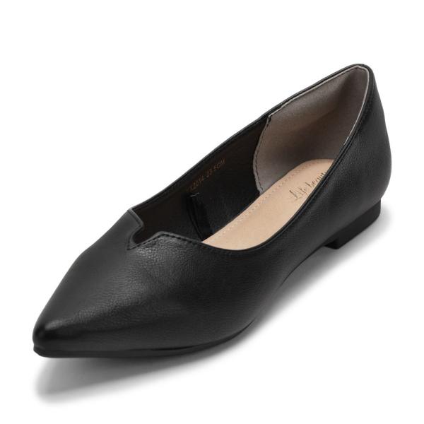 ライフ ビューティー ポインテッドトゥパンプス FX2014 レディース パンプス フラット シュー...