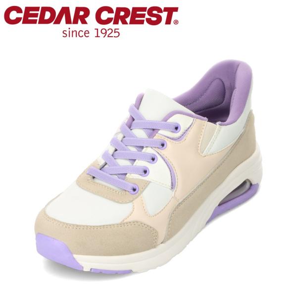 セダークレスト スパットシューズ CC-2513 レディース スニーカー 厚底 スパットシューズ 手...