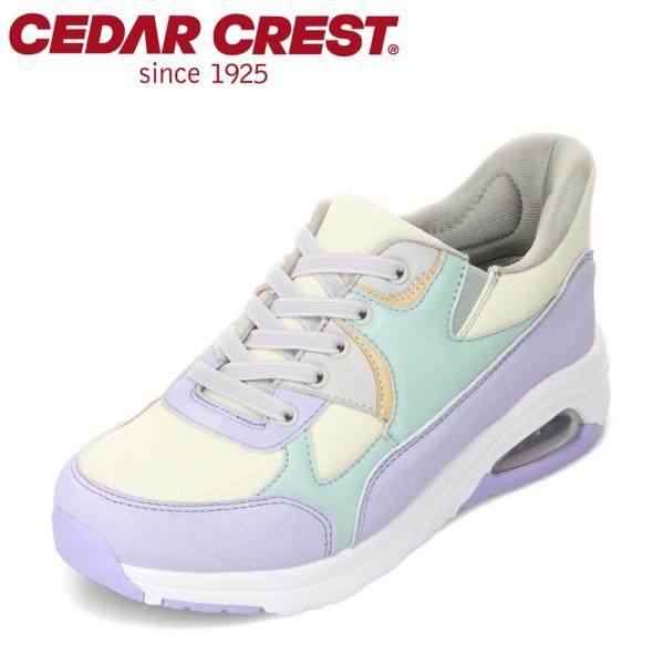 セダークレスト スパットシューズ CC-2513 レディース スニーカー 厚底 スパットシューズ 手...