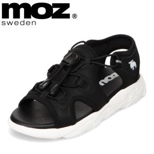 モズ スウェーデン MOZ sweden MOZ-810 キッズ サンダル スポーツサンダル スポサン 子供靴 男の子 女の子 ブラック｜shoe-chiyoda