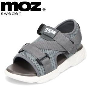 モズ スウェーデン MOZ sweden MOZ-820 キッズ サンダル スポーツサンダル スポサン 子供靴 男の子 女の子 グレー｜shoe-chiyoda