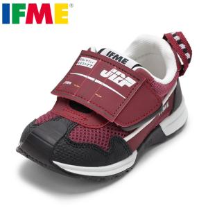 イフミー IFME×TRAIN キッズスニーカー JR貨物 30-4891 キッズ 子供靴 男の子 面ファスナー ローカットスニーカー レッド 爆買 SALE