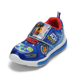 パウパトロール パウパトロール 光るキャラクターシューズ PP70173K キッズ スニーカー キッズ 光る フラッシュ 運動靴 通学 通園 ブルー 爆買 SALE
