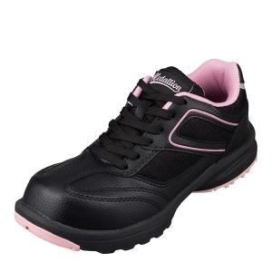 メダリオン Medallion 507 レディース セーフティーシューズ 安全靴 大きいサイズ 樹脂先芯入り ブラック