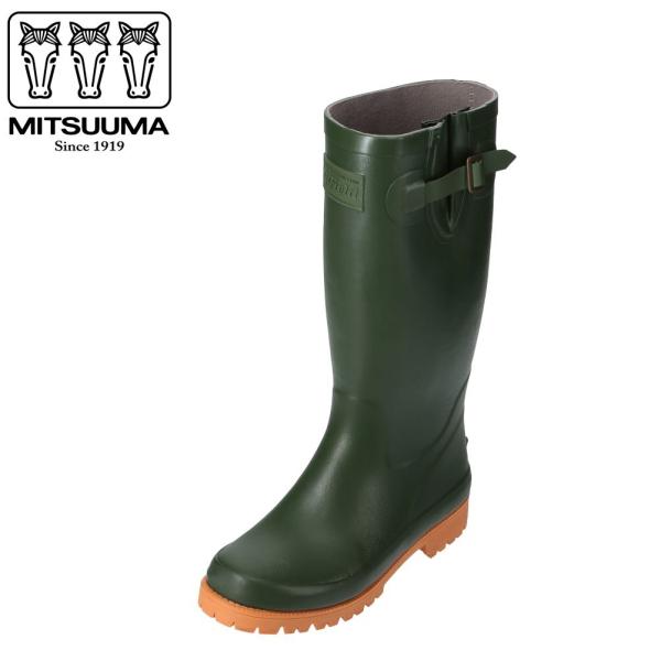ミツウマ MITSUUMA GFL-01 レディース レインブーツ 軽量 軽い 長靴 長ぐつ 雨靴 ...
