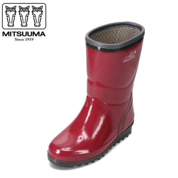 ミツウマ MITSUUMA AFAL-4028 レディース ラバーブーツ レインブーツ 防水ブーツ ...