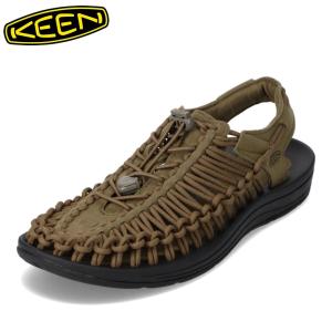 キーン KEEN 1023381 メンズ サンダル アウトドア レジャー UNEEK 水辺 ビーチ プール オリーブ｜shoe-chiyoda