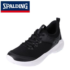 スポルディング SPALDING JIN 3760 メンズ スニーカー クッション性 快適 Re:LACTION ブラック｜shoe-chiyoda