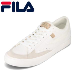 FILA フィラ FC-5231 メンズ スニーカー ローカットスニーカー Partner コートタイプ シンプル カジュアルスニーカー アイボリー｜shoe-chiyoda