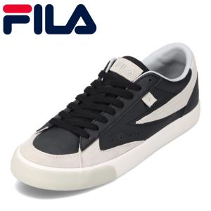 FILA フィラ FC-5231 メンズ スニーカー ローカットスニーカー Partner コートタイプ カジュアルスニーカー ブラック｜shoe-chiyoda