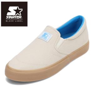 スリッポン メンズ ローカットスニーカー STARTER スターター Branford STR-005 ナチュラル｜shoe-chiyoda