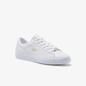 ラコステ LACOSTE 43CFA0010 レディース スニーカー ローカットスニーカー シンプル スポーツ 人気 ブランド ホワイト×ゴールド｜SHOEPLAZA Yahoo!店