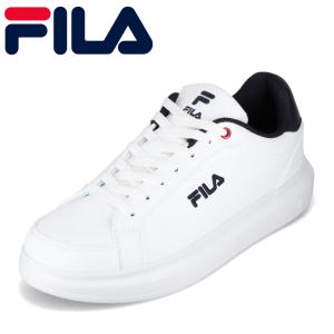 フィラ FILA FC-4222WHNV メンズ ローカットスニーカー Viale コートタイプ 人気 ブランド ホワイト×ネイビー｜shoe-chiyoda