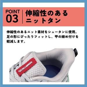 スニーカー レディース 厚底 クッション 疲れ...の詳細画像4