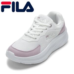 フィラ 厚底スニーカー レディース 軽量 疲れにくい 運動 通勤 通学 おでかけ ホワイト FILA Gioia2 FC-5244WHLV 爆買