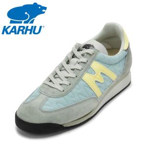 カルフ メスタリ KH805092L レディース スニーカー ランニング シューズ エアクッション メスタリ ローカットスニーカー グレー×イエロー 爆買 SALE