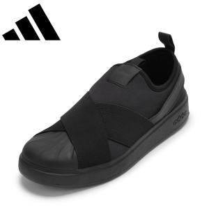 adidas（アディダス） スリッポン 25.5cm ブラック×ブラック メンズ