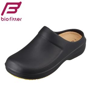 サンダル レディース バイオフィッター らくほ クロッグシューズ 軽量 軽い オフィス ガーデニング ブラック プレゼント BFH-5009 爆買