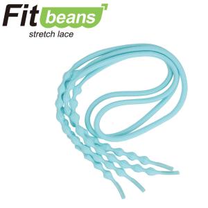 フィットビーンズ Fitbeans FBT-P1070 メンズ・レディース 結ばない 靴ひも シューレース 動きやすい 履きやすい パステルブルー｜shoe-chiyoda