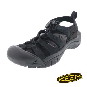 keen サンダル メンズ キーン ニューポート H2 1022258 TRIPLE BLACK 黒 人気 アウトドア シューズ 水陸両用 速乾 25.0cm〜29.0cm｜shoemart