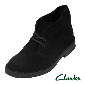 Clarks クラークス メンズ デザートブーツ エヴォ カジュアル シューズ Desert Bt Evo 26166779 ブラックスエード 黒 25.5cm〜27.0cm｜shoemart