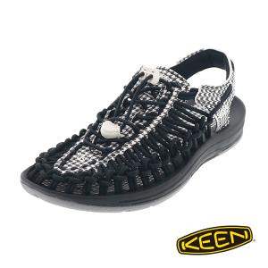 【セール】キーン レディース サンダル ユニーク アウトドア スニーカー KEEN UNEEK 1027447 CHIDORIGOSHI ブラック×ホワイト 23.0cm 24.0cm 25.0cm｜shoemart