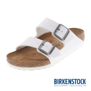 ビルケンシュトック アリゾナ ビルコフロー レディース フットベッド サンダル レギュラー BIRKENSTOCK Arizona Bs 0552681 white ホワイト 白｜shoemart