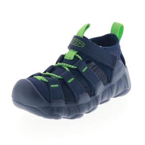 KEEN キーン リトルキッズ ハイパーポート エイチツー キッズ サンダル HYPERPORT H2 1031923 NAVEAL ACADEMY/VIBRANT GREEN 夏 アウトドア レジャー 海 川遊び