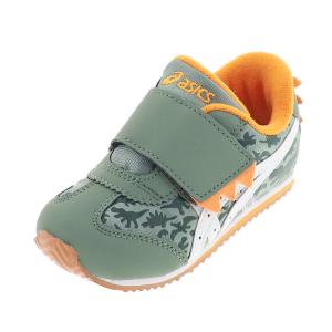 asics アシックス IDAHO BABY アイダホ ベビー KT-ES D キッズ シューズ 1144A325-300 カーキ×ホワイト｜shoemart