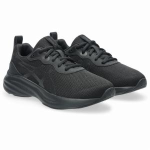 asics アシックス レーザービーム キッズスニーカー ジュニアシューズ 消臭 運動靴 LAZERBEAM MQ 1154A226-001 ブラック×ブラック 紐靴