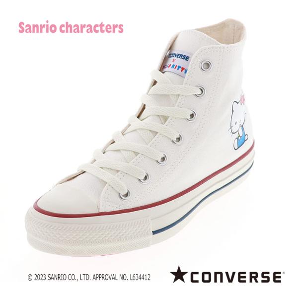 ハローキティ コンバース オールスター レディース ハイカット スニーカー CONVERSE ALL...