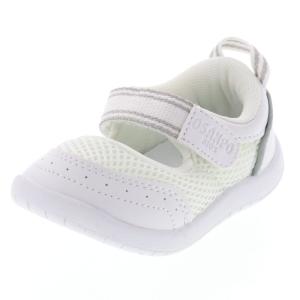 オサンポ キッズ シューズ 上履き うわばき ベビーシューズ 洗える 子供靴 幅広3E マジックテープ オサンポ561B 白 ホワイト 12.0cm〜14.5cm