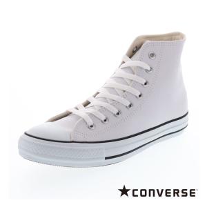 コンバース メンズ スニーカー ハイカット レザー オールスター ハイ CONVERSE LEA ALL STAR HI ホワイト 白 USA7〜10.5/25.5cm〜29.0cm｜shoemart